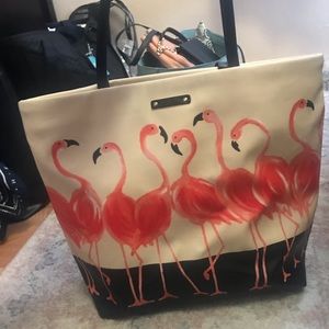 Fun Kate Spade flamingo tote!